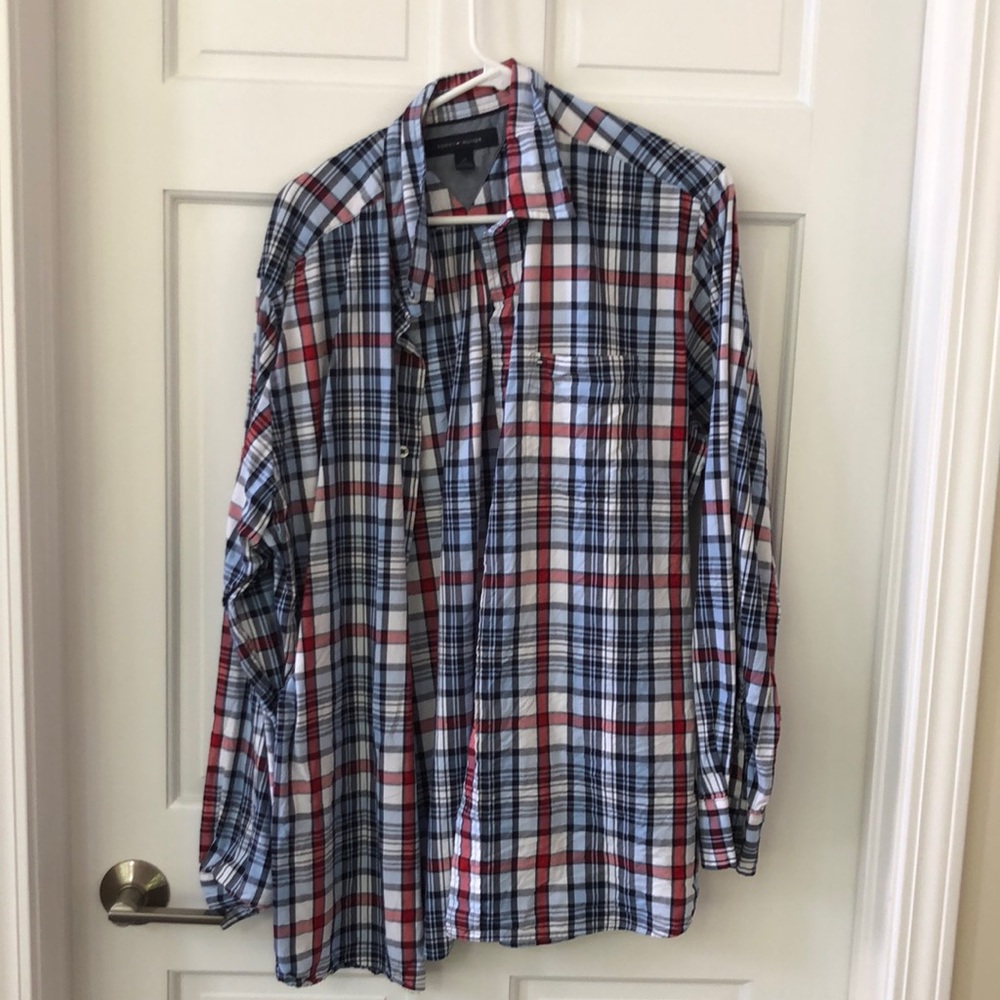 Mens Tommy Hilfiger button down shirt
